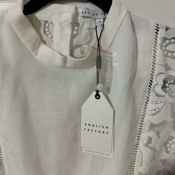 English Factory White Lace Layered Dress. NWT - Picture 2 of 8
